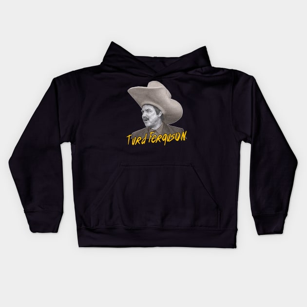 Turd Ferguson // Retro SNL Celebrity Jeopardy Kids Hoodie by darklordpug